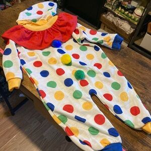 Vintage Baby Gro baby clown costume